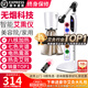 鴻益德艾灸家用儀器一體機無(wú)煙熏蒸儀美容院肚子腹部專(zhuān)用理療烤電艾炙燈 白色至尊美容院-八核加熱+七光滲透