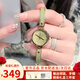 Colevkie女士手表女生品牌2025新款小表盤(pán)學(xué)生女表輕奢小眾高級感生日禮物 暮光綠【禮盒+手鐲+項鏈】