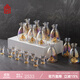 故宮文化 千里江山·十全十美酒具套裝 白酒杯分酒器小酒杯故宮文創(chuàng  )禮品 十壺十杯禮盒裝