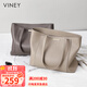 viney牛皮包包女包大容量托特包輕奢品牌單肩生日禮物高級感送女友老婆