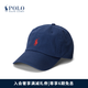 Polo Ralph Lauren 拉夫勞倫 男女同款 經(jīng)典款棉質(zhì)卡其布棒球帽RL52489 999-深藍色 ONE