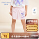 愛慕兒童睡衣棉家居服春夏短袖短褲睡衣女孩家居內(nèi)衣小馬寶莉聯(lián)名睡衣唯 粉色短褲AK1428951 120