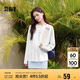 森馬（Semir）長(zhǎng)袖T恤女字母印花oversize個(gè)性2025夏季上衣鹽甜系109325101001