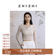 致知ZHIZHI 少年游 短開衫女2025夏季新款超薄針織衫隨性自由風(fēng) 霜杏米 L