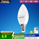 松下燈泡節(jié)能LED燈泡 E14燈泡螺口家用照明燈LED燈源燈具 【5W 6500K】二級能效