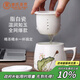 束氏高溫瓷茶杯大容量茶水分離杯手繪陶瓷杯泡茶杯辦公杯教師節送禮