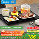 美的（Midea）暖菜板 家用熱菜板 多功能飯菜保溫神器 熱菜保溫板加熱板暖菜板 加熱桌墊暖菜（方形）HBT6040F1 