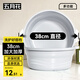 五月花洗臉盆38cm加厚洗菜盆學(xué)生塑料盆洗腳盆泡腳盆洗手洗衣盆