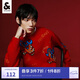 杰克·瓊斯龍年圓領(lǐng)針織衫F16紅色180/100A(L)