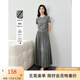 梵希蔓簡(jiǎn)約設計感套裝裙女2025年夏新款T恤半身裙夏裝搭配一整套 M7669 灰色 M