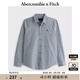 ABERCROMBIE & FITCH【爆款府綢】男裝25春夏美式經(jīng)典小麋鹿通勤長(zhǎng)袖襯衫KI125-5255 藍(lán)色 S (175/92A)