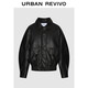 UR2025冬季新款女裝流光風(fēng)工裝風(fēng)口袋PU翻領(lǐng)外套UYY150094