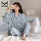 貓人睡衣女【純棉】春秋可愛卡通蠟筆小新長袖長褲25年新品家居服套裝