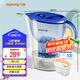 九陽(yáng)（Joyoung）過(guò)濾凈水器 家用濾水壺 凈水壺（一壺13芯 ） 3.5L 四重過(guò)濾 智能換芯提醒 B05E