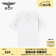 BOY LONDON【荷魯斯之眼】短袖三鷹翅膀印花潮酷T恤N01052 白色 S