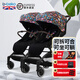 B-BEKO嬰兒推車(chē)可坐可躺輕便折疊可上飛機0-4歲高景觀(guān)減震嬰兒車(chē)新生兒 雙胞胎[小惡魔]（3代升級款）