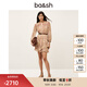 ba&sh【楊采鈺同款】bash2025早春法式優(yōu)雅印花度假連衣裙1E25LOLY ROSE M 1