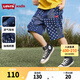 Levi's 李維斯童裝男童純棉短褲夏季兒童針織休閑褲子 深靛藍(lán) 150 /63 【建議身高140-152cm】