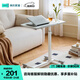 林氏家居升降書桌學(xué)生家用寫字電腦桌移動(dòng)床桌子BG048【白】B升降桌
