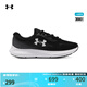 安德瑪（UNDERARMOUR）Charged Rogue 4女子運動(dòng)跑步鞋跑鞋3027005 黑色001 37.5