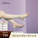 73Hours女鞋Liya夏季新款法式細跟高跟鞋仙女風(fēng)一字帶通勤涼鞋女