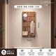 CUERO DESIGN英國品牌全實木鋼琴鍵掛衣架入戶門玄關(guān)壁掛臥室省空間置物衣帽架 胡桃色豎版51cm寬40鉤五層