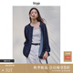 旅途原品ltyp 文藝隨性牛仔廓型薄外套 輕中式休閑上衣女秋季新款 深海藍-環(huán)保水洗 L