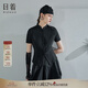 日著（rizhuo）東方簡奢風(fēng)女裝2024夏季新款獨(dú)特別致中式立領(lǐng)上衣氣質(zhì)短袖襯衫 不聽格 XL