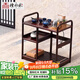 檀永林 紅木家具印尼黑酸枝 (學(xué)名:闊葉黃檀）茶水柜 實(shí)木餐邊柜茶葉柜 碗碟柜斗柜 款式三:泡茶邊幾