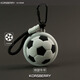 KORSBERRY迷你收納包零錢(qián)包耳機包新款硅膠掛件鑰匙新款運動(dòng)風(fēng) 足球造型