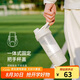 樂扣樂扣（LOCK&LOCK）運動搖搖杯獨立儲存盒隨手塑料杯健身茶水杯灰色（580mL+170mL）