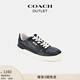 蔻馳（COACH）奧萊男士CITYSOLE運(yùn)動(dòng)鞋休閑鞋黑色低幫平跟通勤百搭 黑色 41