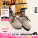 百麗（Belle）七夕禮物厚底松果吐司2代勃肯鞋女秋新商場(chǎng)款休閑鞋E1J1DCM5預(yù)售 灰色 38 (240mm)