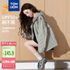 唐獅（TonLion）2025夏連帽外套防曬衣簡(jiǎn)約慵懶百搭上衣休閑女