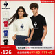 樂(lè )卡克Le coq sportif法國公雞春夏季男女透氣圓領(lǐng)短袖運動(dòng)純棉休閑T恤