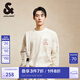 杰克·瓊斯（JACK&JONES）25年CNY聯(lián)名蛇年新年款情侶款針織衫寬松雪尼爾毛衣男紅色套頭衫 A43象牙白 S (170)