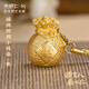朱炳仁 福滿(mǎn)財滿(mǎn)銅錢(qián)袋  掛件伴手禮客廳玄關(guān)桌面車(chē)載教師節禮物