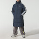 阿迪達斯 （adidas）羽絨服外套男士冬季新款中長(cháng)款保暖 3S L DOWN JKT羽絨服連帽上衣 KC2499/極光墨水藍 L