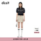 DZZIT【爆款補(bǔ)單】地素短褲早春新款壓褶工藝裙褲設(shè)計(jì)學(xué)院風(fēng)女 淺卡其色 XS