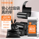 云蕾背心垃圾袋黑色50*60cm150只裝1絲家用廚房清潔袋方便收納袋 