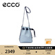 愛步（ECCO）七夕禮物  小號(hào)肩背包 輕奢牛皮斜挎包 通勤單肩包9107946 霧藍(lán)色910794691373