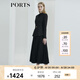 PORTS寶姿秋冬新品女裝長(cháng)袖小西裝LL9N045LCF055 黑色格子 M (6)