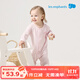 麗嬰房嬰幼兒連身衣天絲長(cháng)袖連身裝嬰兒哈衣爬服秋季哈衣爬服 蜜桃粉 73cm /9個(gè)月