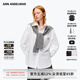 ANN ANDELMAN【劉軒丞同款】設計感披肩假兩件襯衫女2025新款輕奢高級感 白色 M
