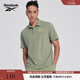 Reebok銳步官方24新品男子TEE/SS休閑舒適針織短袖T恤Polo衫 24SRM401MGL2 L