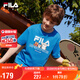 FILA【竹林多彩T】斐樂童裝兒童抗菌短袖T恤2025年夏季男女童上衣