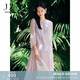 玖姿·安娜蔻歐若度假風(fēng)氣質(zhì)歐根紗植絨輕薄上衣女2025夏季新款 淺紫 L