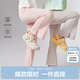 笛莎童裝女童褲子2025夏季女寶涼感微喇褲 蜜桃粉 120