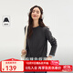 飛鳥(niǎo)和新酒2025秋季新款不對稱(chēng)假兩件設計感圓領(lǐng)短款長(cháng)袖灰T恤女 深灰HCC03 預售[10月15日] M