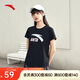 安踏冰絲T丨短袖T恤女棉質(zhì)打底體恤正肩針織運(yùn)動(dòng)休閑寬松透氣上衣女裝